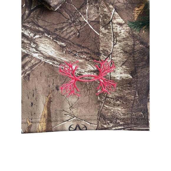 Under Armour Ladies RealTree Xtra Camo 1/4 Zip Pullover M Polyester Hunting - Picture 9 of 9